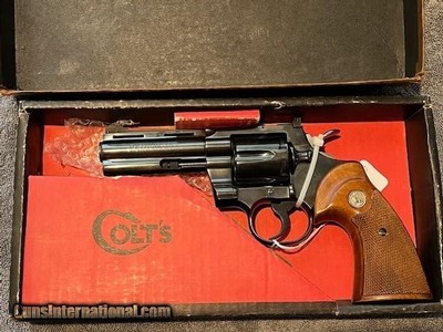 WTS: Colt Python 4 inch Blued in Original box, 1970 production, Excellent condition, Very Nice Python