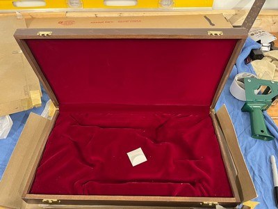 WTS: Colt Single Action Army Revolver Display Case designed for two SAA Revolvers New never used condition