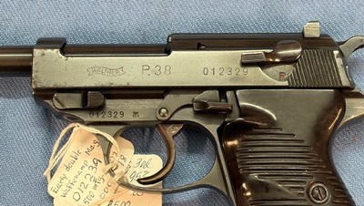 WTS: Walther P38 0 series, 3rd variation Exc. Cond. All Matching except the Mag. Super nice early pistol. - Image 3 of 15