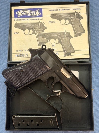 WtS: Walther PPK/S 9mmk aka .380, Interarms Import in Excellent Plus condition with box and papers. - Image 2 of 6