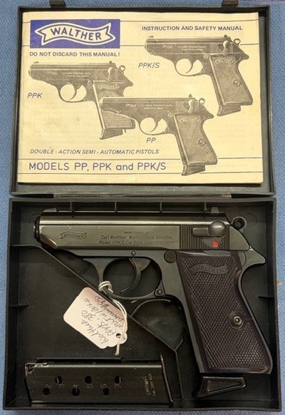 WtS: Walther PPK/S 9mmk aka .380, Interarms Import in Excellent Plus condition with box and papers. - Image 1 of 6