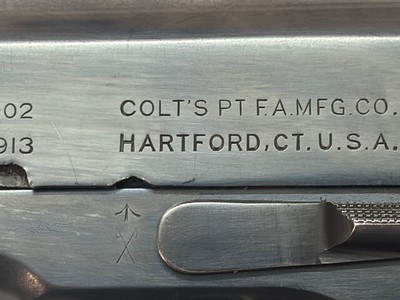 WTS: Colt 1911 British contract .455 Eley shipped in April 1918 to UK 1of100 in that shipment - Image 6 of 10