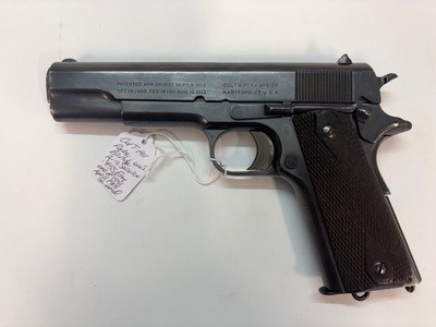 WTS: Colt 1911 British contract .455 Eley shipped in April 1918 to UK 1of100 in that shipment - Image 1 of 10