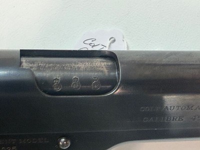 WTS: Colt 1911 British contract .455 Eley shipped in April 1918 to UK 1of100 in that shipment - Image 4 of 10