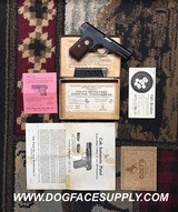 Colt 1903 Hammerless w/Factory Numbered Box, Papers, & Colt Historical Letter - 1928