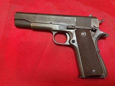 Colt 1911, M1911A1, .45ACP, US Army, Made in 1941 with US Holster, SN#739765 - Image 3 of 15