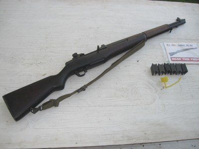 M1 Garand Rifle W/Extras WW2 Springfield Armory 1945 Original Barrel Correct Parts CMP Certified RARE - Image 1 of 12