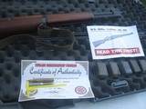 M1 Garand Rifle WW2 1942 Rare 3006 CMP Certified Many Original/ Correct Parts + Extras - Image 2 of 15