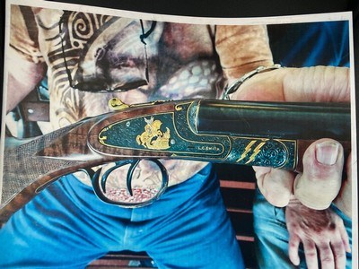 LC Smith Custom Engraved Dragon 16 Gauge - Image 4 of 4