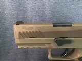 Sig sauer p320 compact 9mm fde color sharp looking - 7 of 10