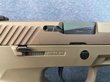 Sig sauer p320 compact 9mm fde color sharp looking - 6 of 10