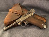 1918 DWM Ww1 Military Luger , Police arsenal rework after ww1 2 matching mags
