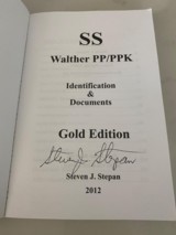 SS Walther PP/ PpK Gold Edition by Steven J. Stepan - 1 of 2