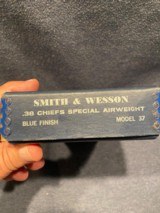 NIB Colt chiefs special model 37 Air weight.38 unfired new in matching box from 1974 - 9 of 11