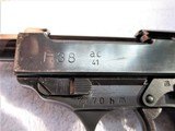 Walther P.38 ac 41, 2nd Variation with non-matching late 1941 numbered mag (9229i) - 2 of 13