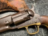 Colt fluted 44. Cal. Army pistol with holster from Missouri families estate 2 Chambers Still loaded - 3 of 11
