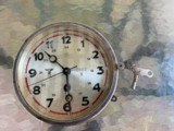Rare German WWII Kriegsmarine Bulkhead Clock Eagle M & 2860 N Marked - 1 of 10