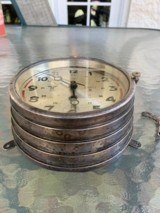 Rare German WWII Kriegsmarine Bulkhead Clock Eagle M & 2860 N Marked - 3 of 10