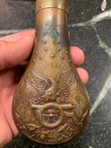 Rare Civil War Colt M-1851 Navy Powder Flask Measures 6 1/2 Inches - 2 of 7