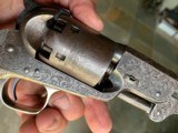 High Grade Condition Factory Engraved Colt M-1851 Navy By Gustav Young
" Outstanding " All Matching "Hartford Address" - 7 of 15