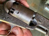 High Grade Condition Factory Engraved Colt M-1851 Navy By Gustav Young
" Outstanding " All Matching "Hartford Address" - 8 of 15