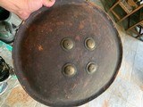 1700's - 1800's Leather Antique Battle Shield - 1 of 5