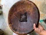 1700's - 1800's Leather Antique Battle Shield - 3 of 5