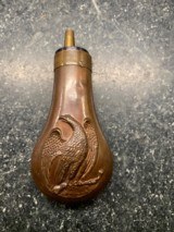 Rare High Condition Colt Baby Dragoon Eagle Powder Flask - 7 of 7