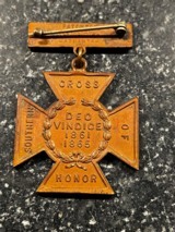 Confederate UCV Southern Cross of Honor - 3 of 6