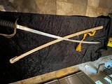 US Model 1872 cavalry sword dated 1891 Baltimore MD with Engraved blade - 12 of 16