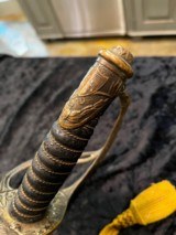 US Model 1872 cavalry sword dated 1891 Baltimore MD with Engraved blade - 3 of 16