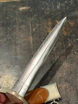 German WW2 Stormtrooper Dagger Rare Mfg. Hammesfahr CIE “Swimmer Logo - 5 of 8
