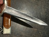 German WW2 Stormtrooper Dagger Rare Mfg. Hammesfahr CIE “Swimmer Logo - 2 of 8