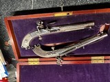 Pair of Scottish Flintlock Pistols “MacFarland Clan “ ca. 1900 cased pair - 4 of 14
