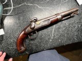 U.S. MODEL 1836 ASA WATERS PISTOL CONVERTED FROM FLINTLOCK TO PERCUSSION - 1 of 10