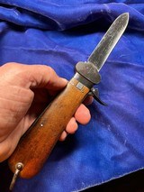 German WWII Luftwaffe ParatrooperTakedown Graphity Knife RB # Nice Blade ++ - 3 of 9