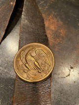 Nice Condition Original Civil War Union US Infantry Soldiers 58. Cal Cartridge Box W/Original Sling with Eagle Plate . Complete with all original tins - 4 of 14