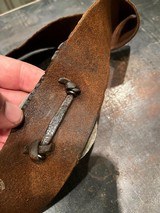 Nice Condition Original Civil War Union US Infantry Soldiers 58. Cal Cartridge Box W/Original Sling with Eagle Plate . Complete with all original tins - 2 of 14