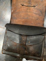 Nice Condition Original Civil War Union US Infantry Soldiers 58. Cal Cartridge Box W/Original Sling with Eagle Plate . Complete with all original tins - 9 of 14