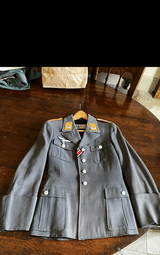 Outstanding WWII Luftwaffe Named Oberleutnant Uniform ... Many original award loops and everything 100%...