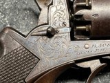 Civil War English Import Adams Patent 20592R Revolver 50 Cal. With Strong Blue Nice+++ - 11 of 12
