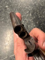 Antique Remington Late 1880's -Early 1890's Vintage Cal. Rimfire Double Derringers Gambles Pistol with Mother of Pearl Grips Serial #895 - 5 of 5