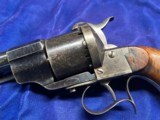 Spectacular Civil War Range Lefaucheux 12 mm Revovler Strong Blue & Finishes - 8 of 11