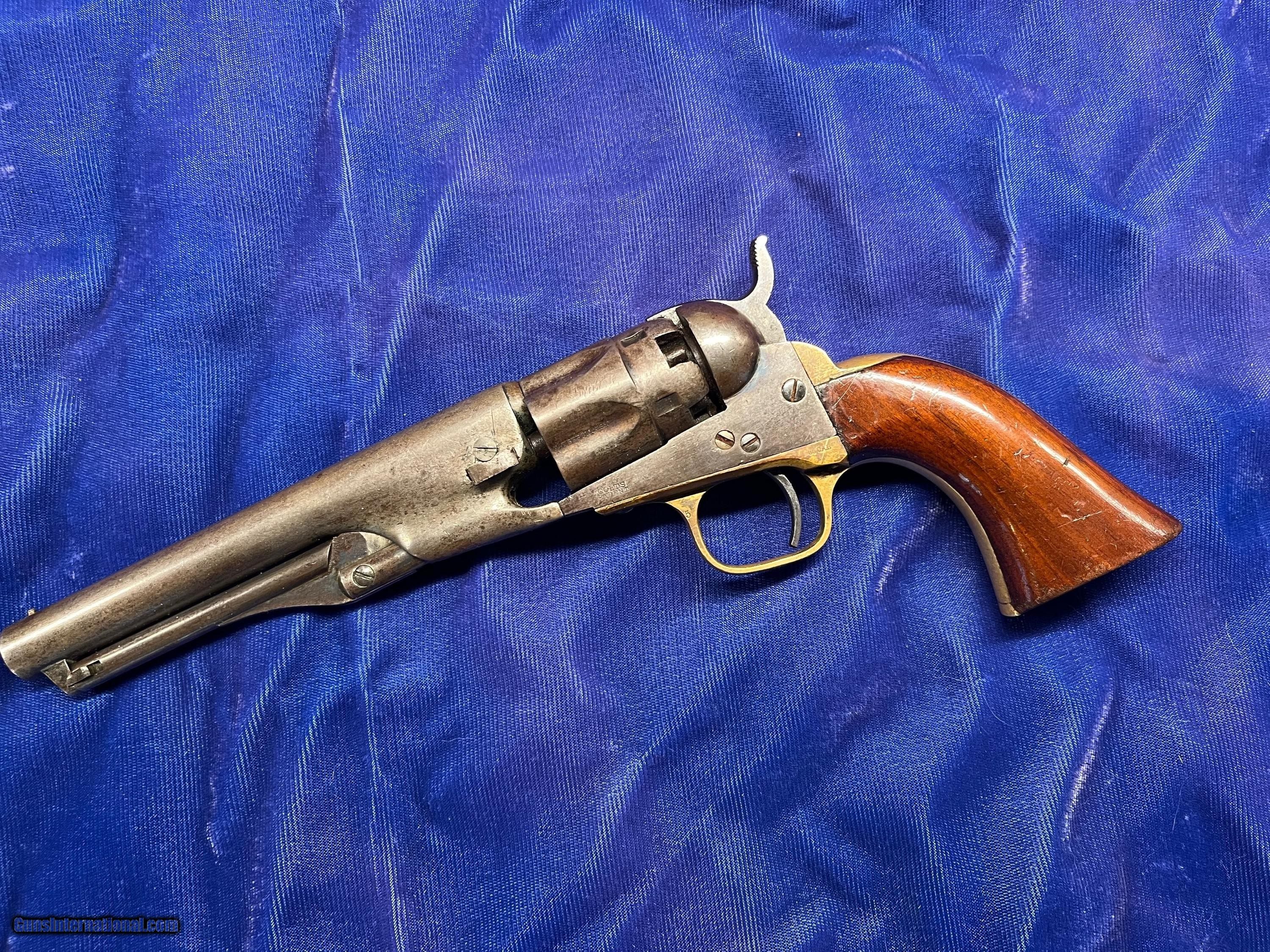 Colt Police Model 1862 Picket Pistol Mfg 1863 Serial # 23202