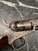 Rare 6 Inch Colt 1849 Pocket Pistol With Colt Letter & Gustave Young Factory Engraved - 5 of 15