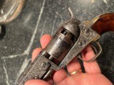 Rare 6 Inch Colt 1849 Pocket Pistol With Colt Letter & Gustave Young Factory Engraved - 10 of 15