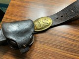 Civil war US Infantry Belt with Cap pouch rig - 6 of 6