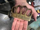 WW1 US Brass Knuckle knife French mfg Aulion - 9 of 9