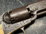 UTSTADNING COLT M-1851 NAVY FACTORY ENGRAVED GUSTAVE YOUNG WITH IVORY GRIPS - 6 of 7