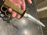 1918 US Fighting Knife mfg Aulion French mfg - 4 of 10
